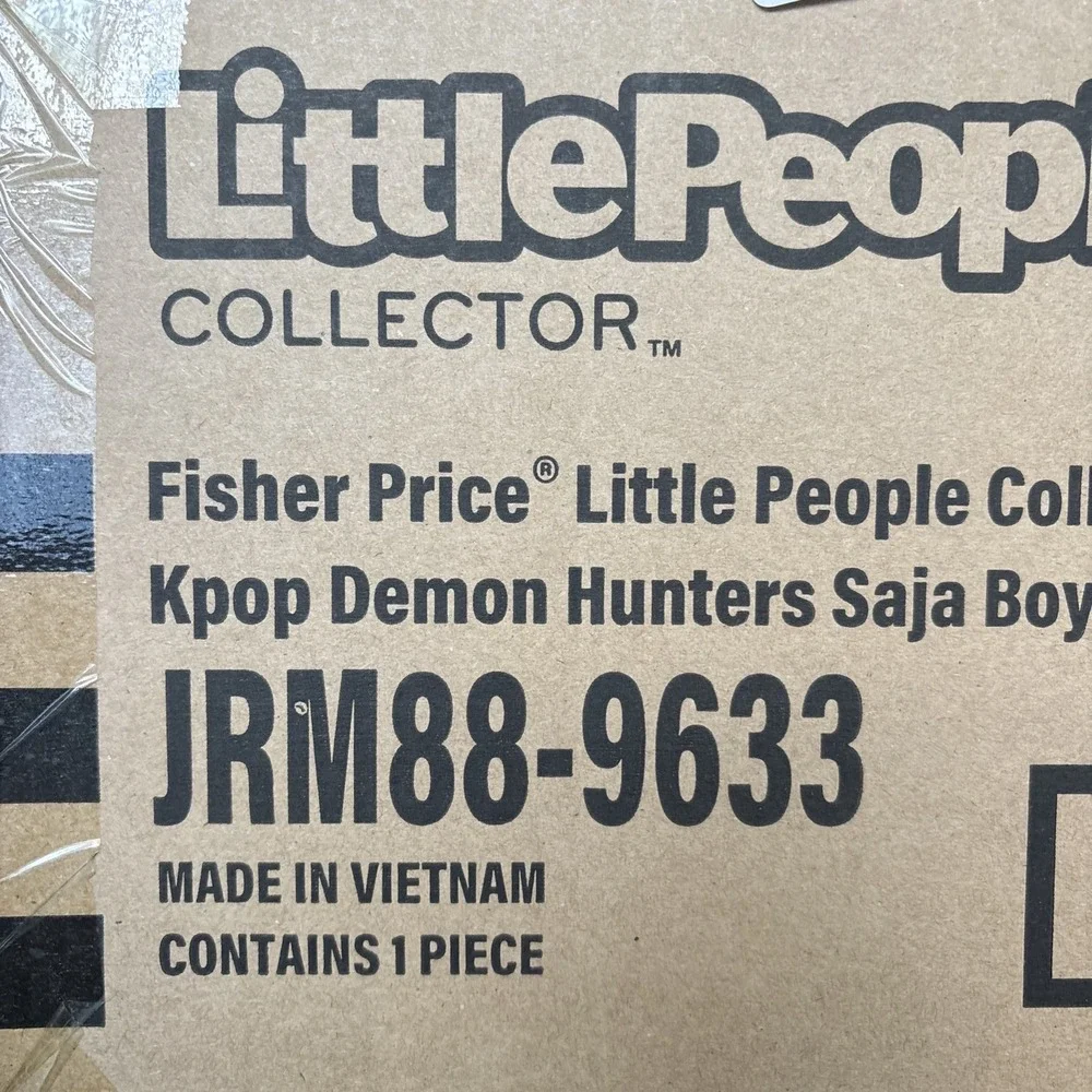 Fisher Price KPop Demon Hunters Saja Boys Little People Collector IN HAND SHIPS